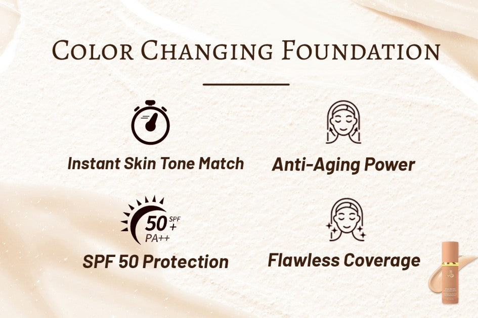 Final 3 Hours: 87% OFFπ₯ 4 In 1 Color Changing Foundation