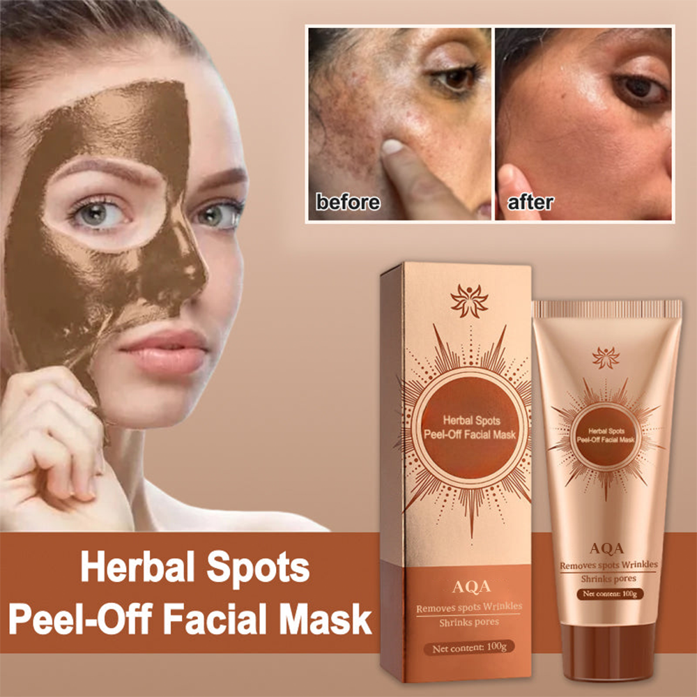 🔥[Official Brand Store] AQA™ Herbal Spots Peel-Off Facial Mask (✨BUY 2 GET 1 FREE🎁)