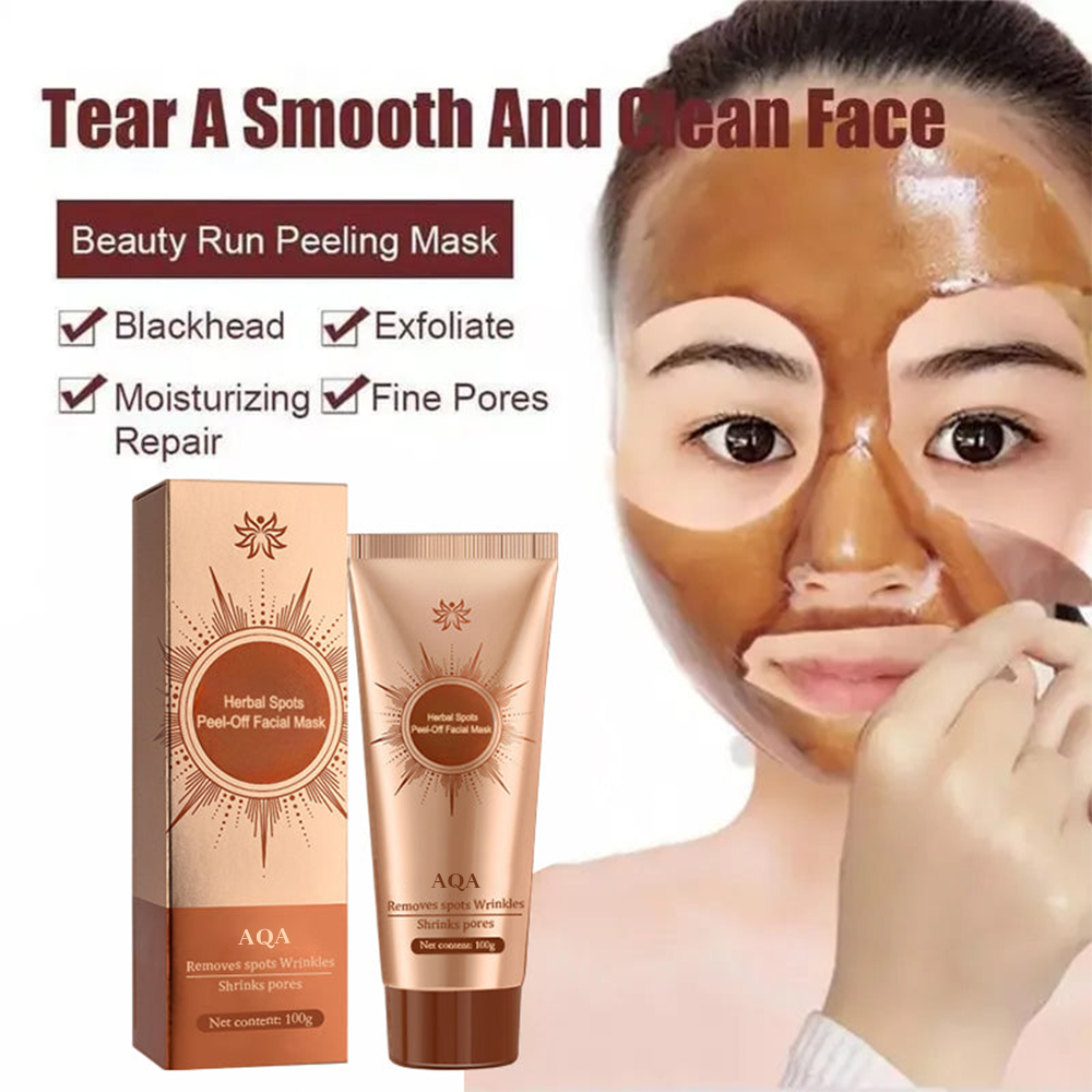 🔥[Official Brand Store] AQA™ Herbal Spots Peel-Off Facial Mask (✨BUY 2 GET 1 FREE🎁)