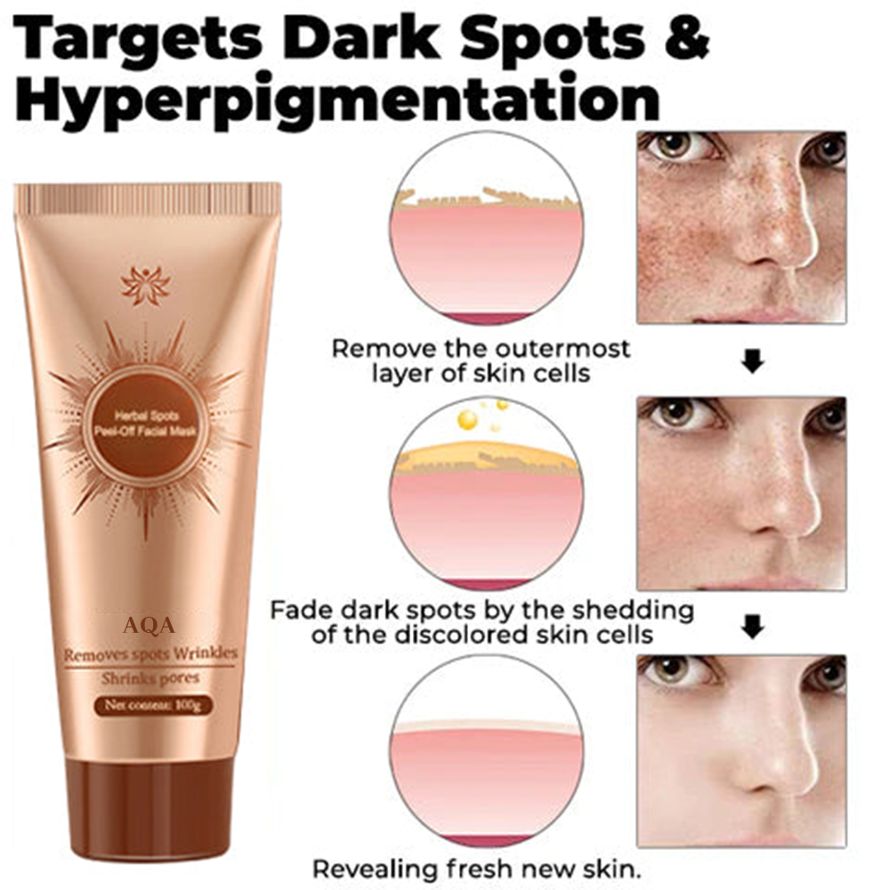 🔥[Official Brand Store] AQA™ Herbal Spots Peel-Off Facial Mask (✨BUY 2 GET 1 FREE🎁)