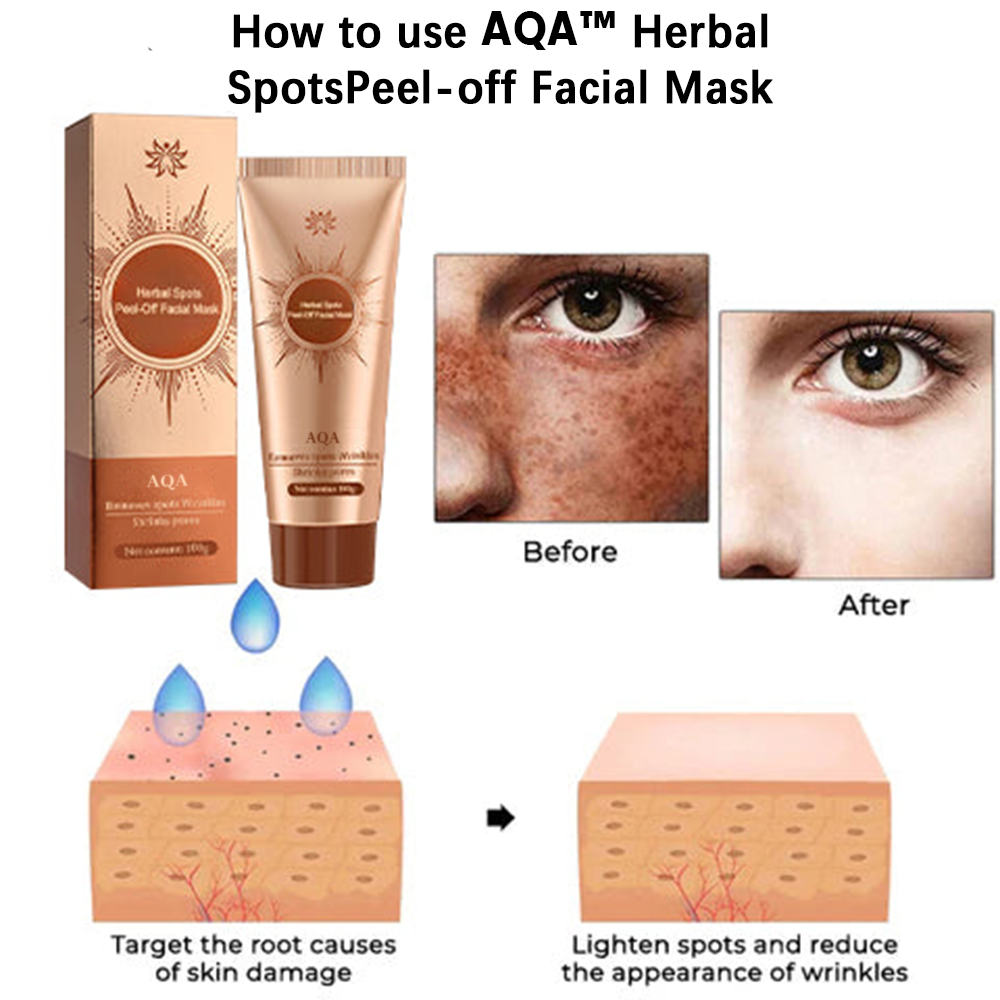 🔥[Official Brand Store] AQA™ Herbal Spots Peel-Off Facial Mask (✨BUY 2 GET 1 FREE🎁)