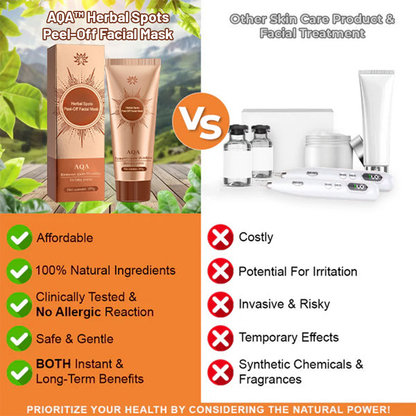 🔥[Official Brand Store] AQA™ Herbal Spots Peel-Off Facial Mask (✨BUY 2 GET 1 FREE🎁)