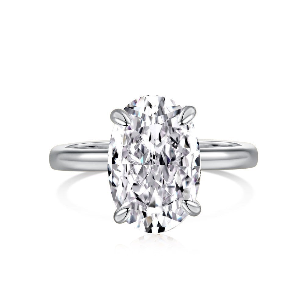 【 Official Brand Store 】Old money wind star pigeon egg diamond ring(🎄Christmas pre-sale discount⛄⛄)